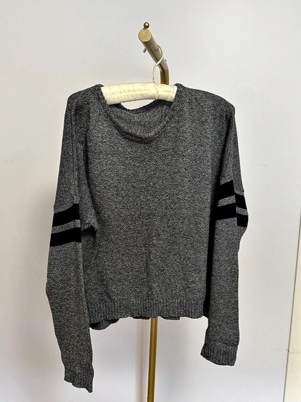 Brandy Melville Striped Sleeve Sweater